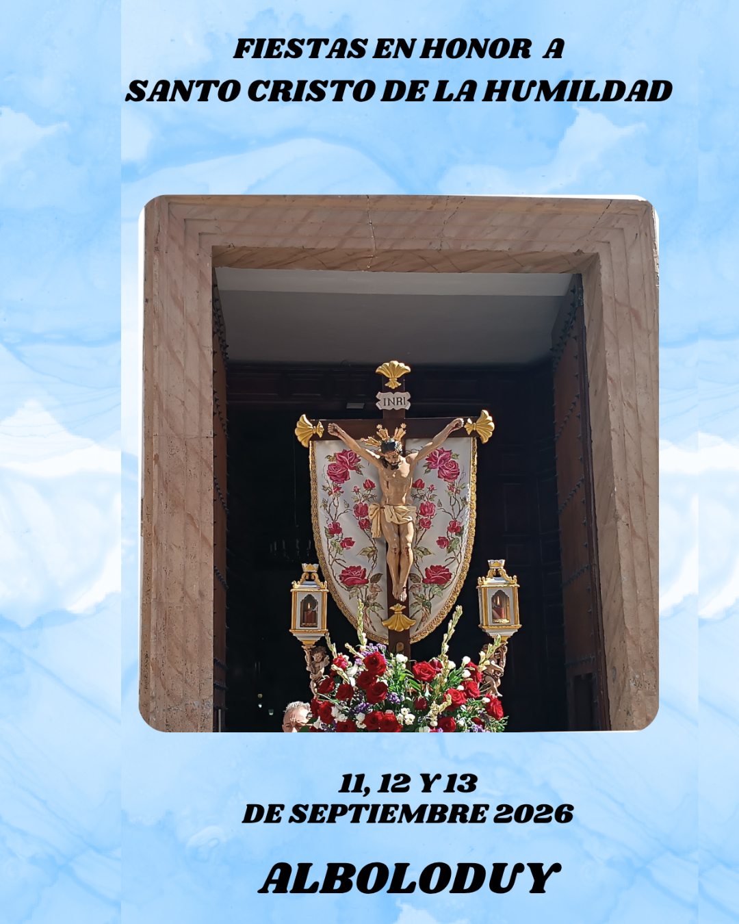Fiestas en honor al Santo Cristo de la Humildad 2026