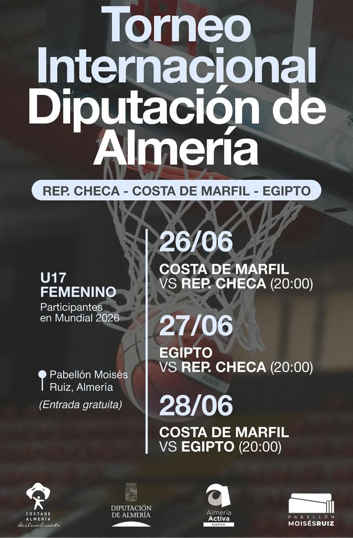 Torneo Internacional de Baloncesto U17 Femenino Pabellón Moisés Ruiz 26 al 28-06-26